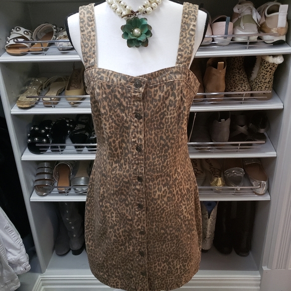 Jessica Simpson Dresses & Skirts - Jessica Simpson Wild Cat Denim Dress